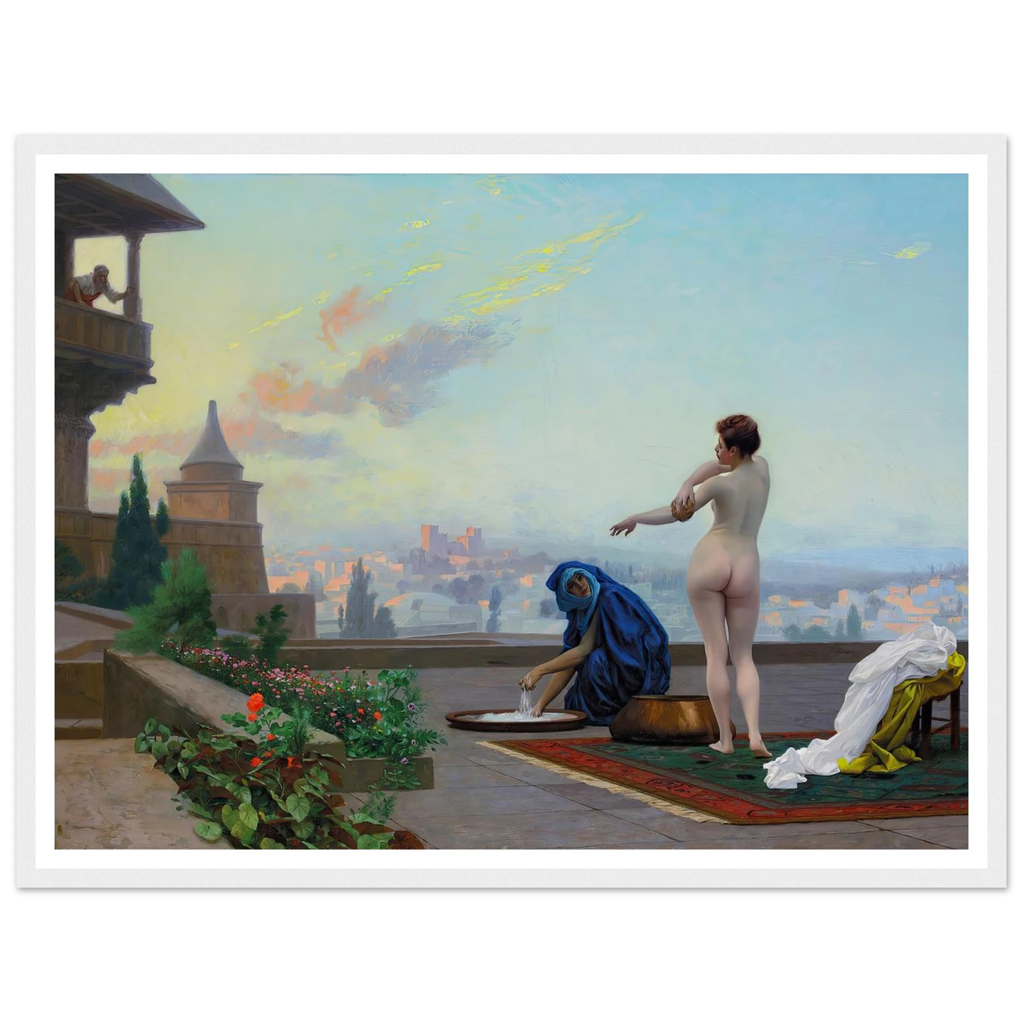 Bathsheba (1889) Art Print | Jean Leon Gerome - Framed Poster - 30x40 cm / 12x16″ - Black frame