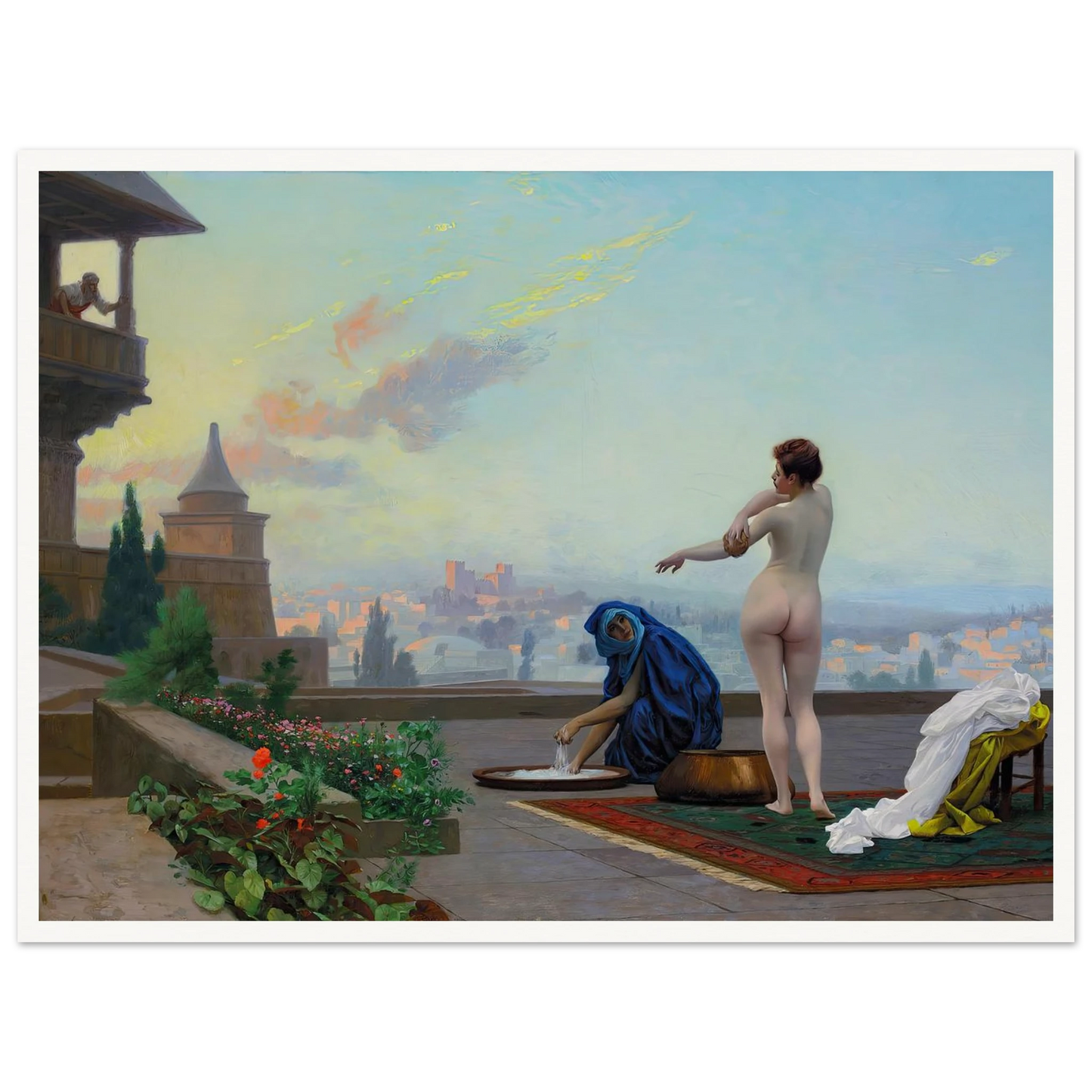 Bathsheba (1889) Art Print | Jean Leon Gerome - Framed Poster - 30x40 cm / 12x16″ - Black frame