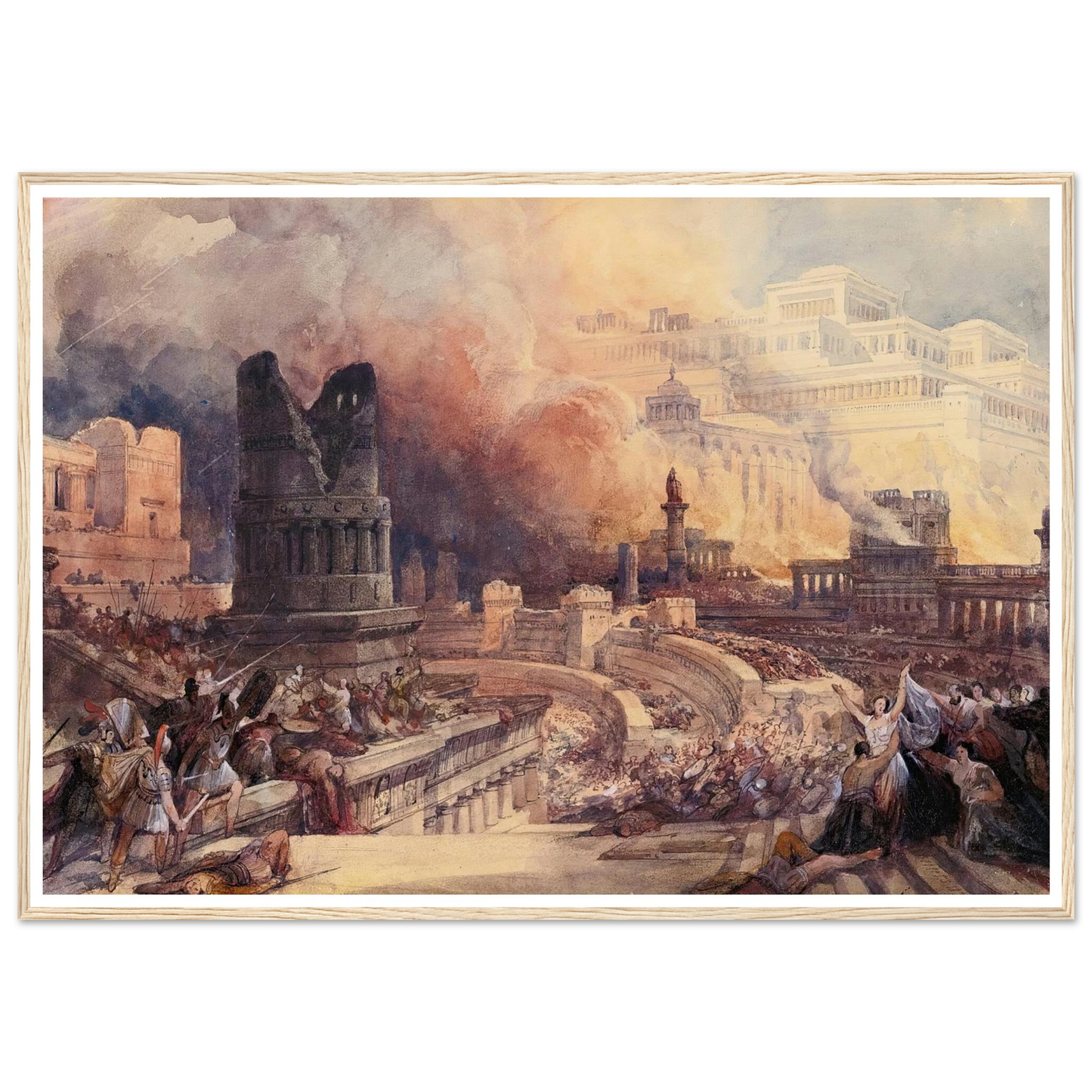 London The Destruction Of A City (1832) Art Print | David Roberts-Quipham Collections