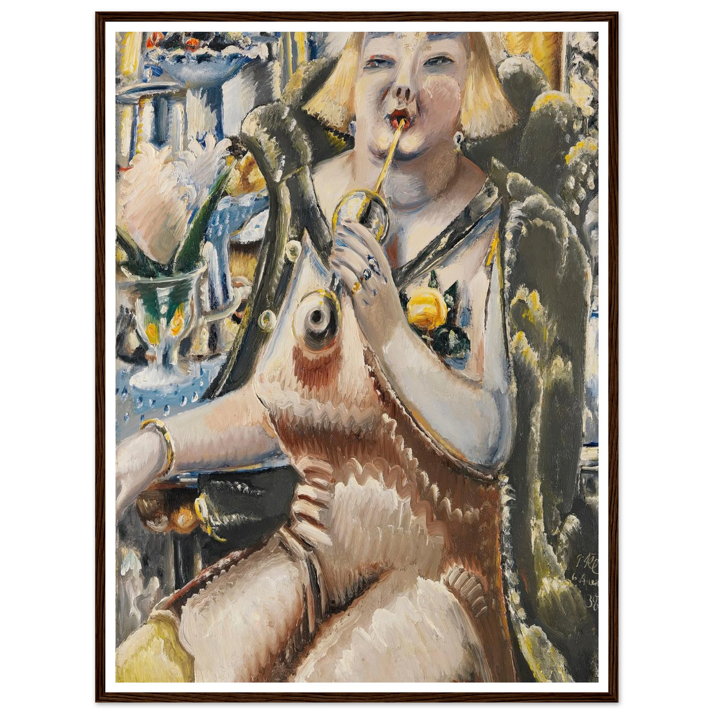 An der Bar (The Star at the Show) (1938) Art Print | Paul Kleinschmidt-Quipham Collections