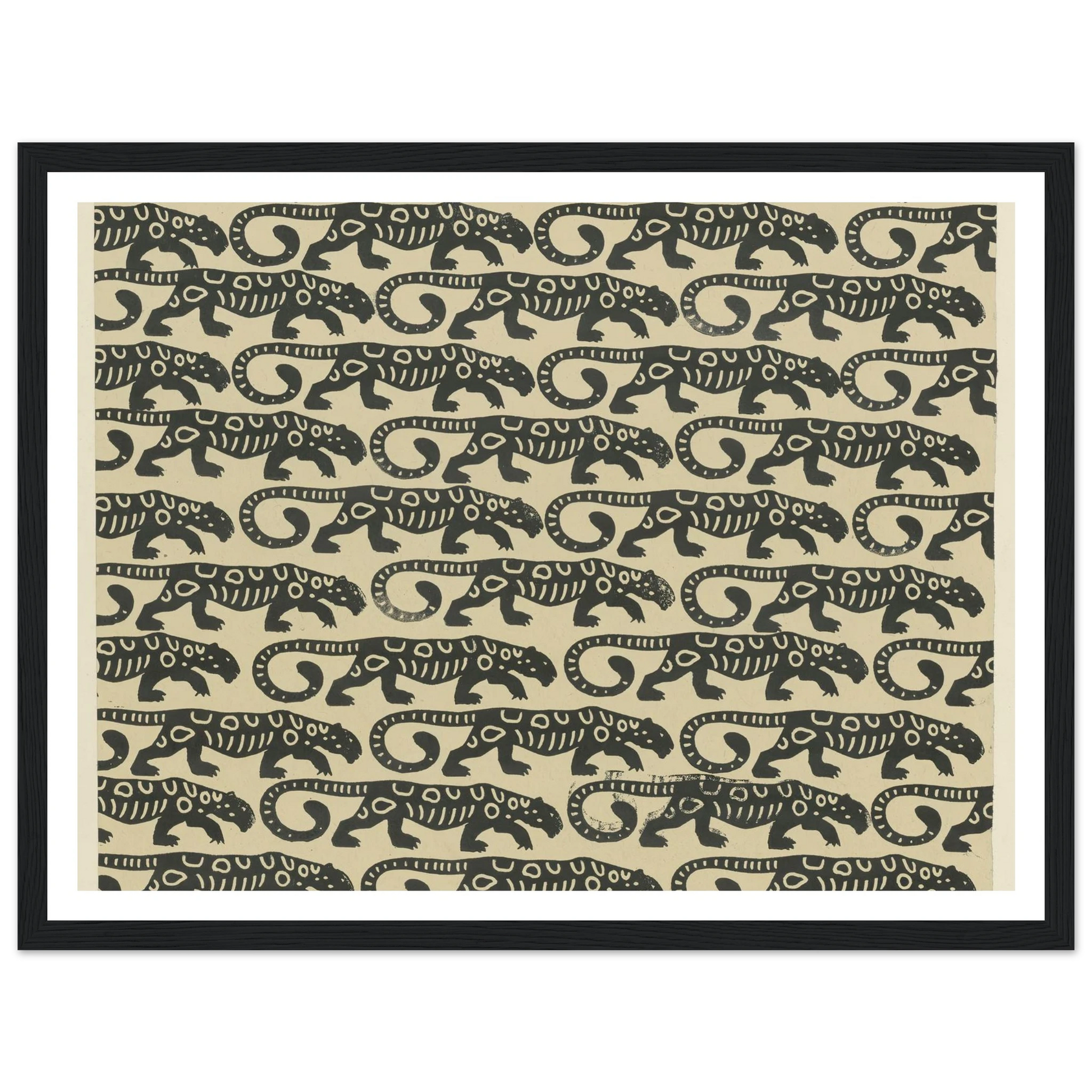 Buntpapier (Leoparden) (1902 - 1906) Art Print | Maria von Uchatius-Quipham Collections