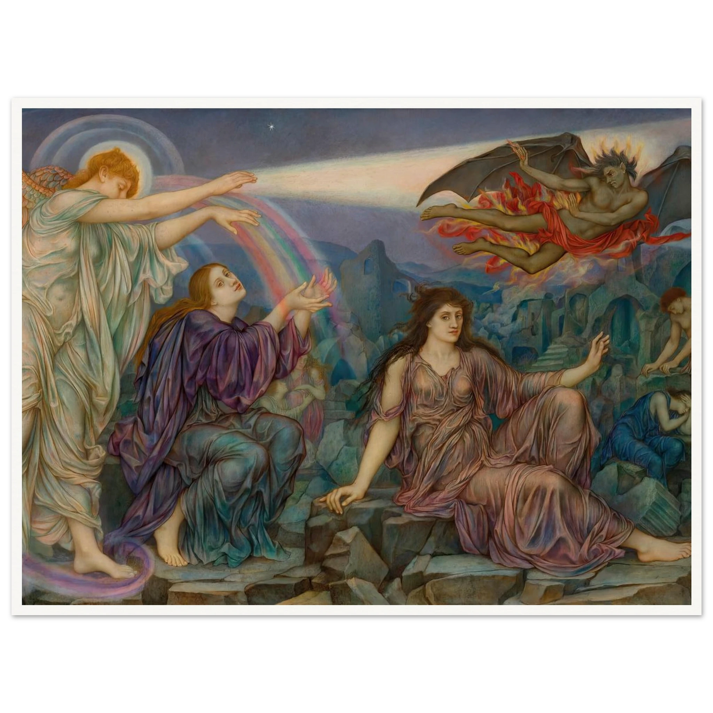 The Search-Light Art Print | Evelyn de Morgan-Quipham Collections