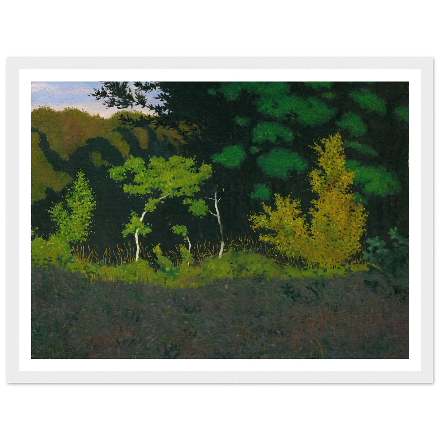 Edge Of The Wood (1920) Art Print | Felix Vallotton-Quipham Collections