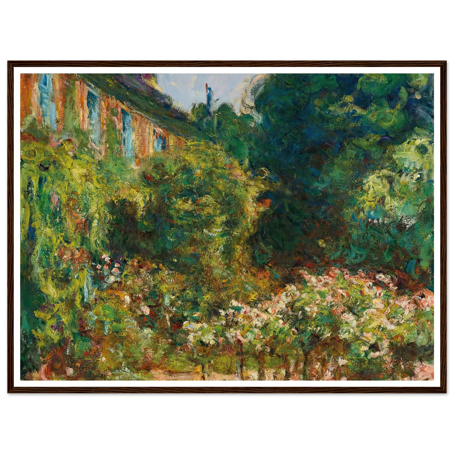 La maison de l’artiste à Giverny (1912) Art Print | Claude Monet-Quipham Collections