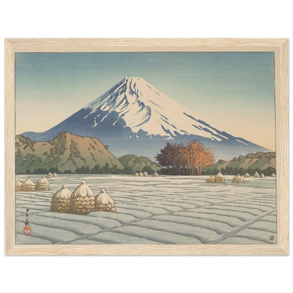 Izu Nagaoka shimo no asa (Frosty morning in Nagaoka, Izu) (1939) Art Print | Kawase Hasui-Quipham Collections