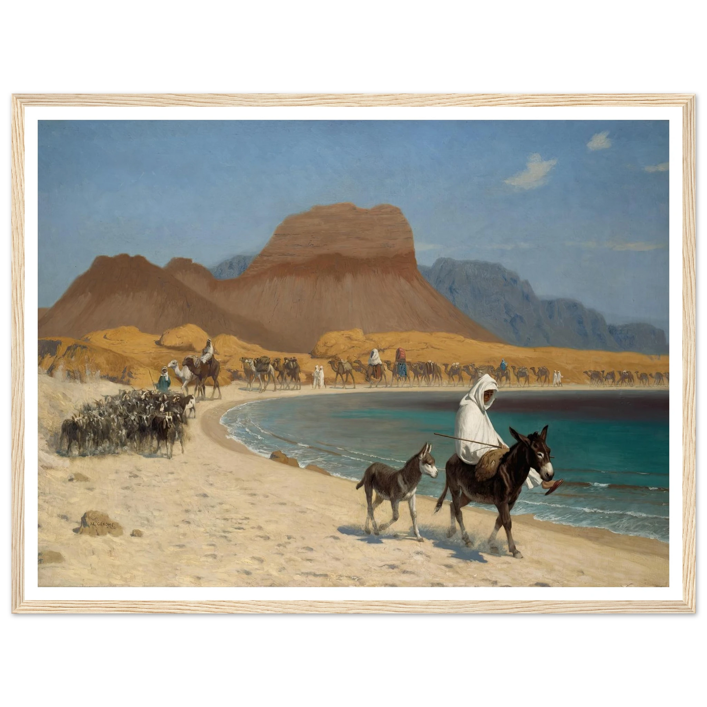 The Gulf of Aqaba (circa 1897) Art Print | Jean Leon Gerome-Quipham Collections