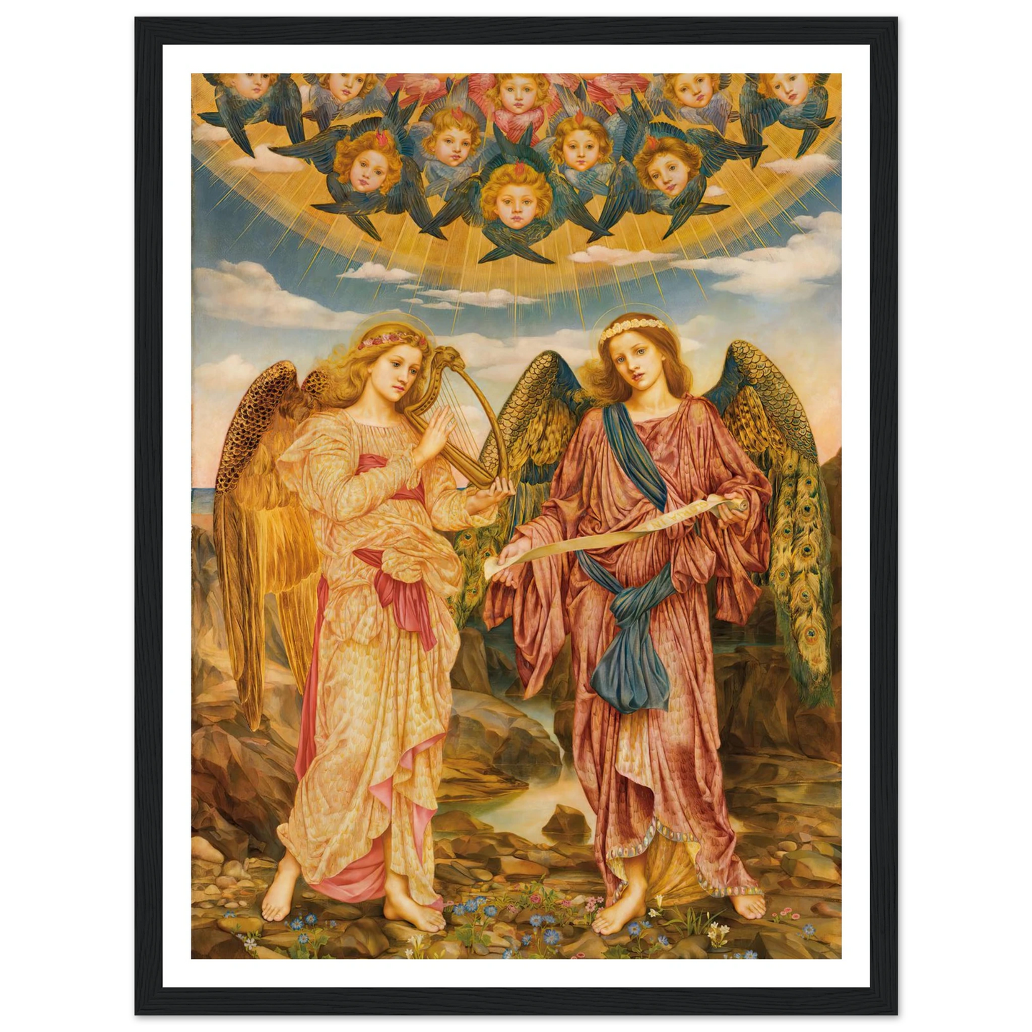 Gloria in Excelsis (1893) Art Print | Evelyn de Morgan-Quipham Collections