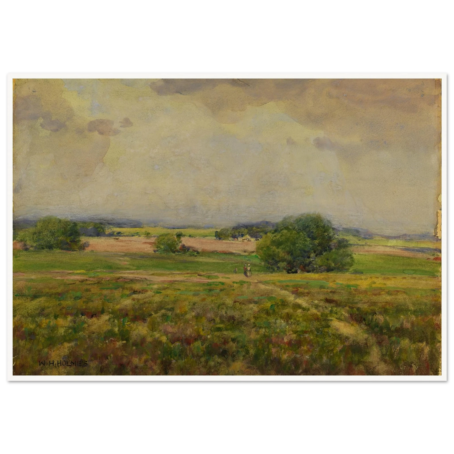 Over The Maryland Fields Art Print | William Henry Holmes-Quipham Collections