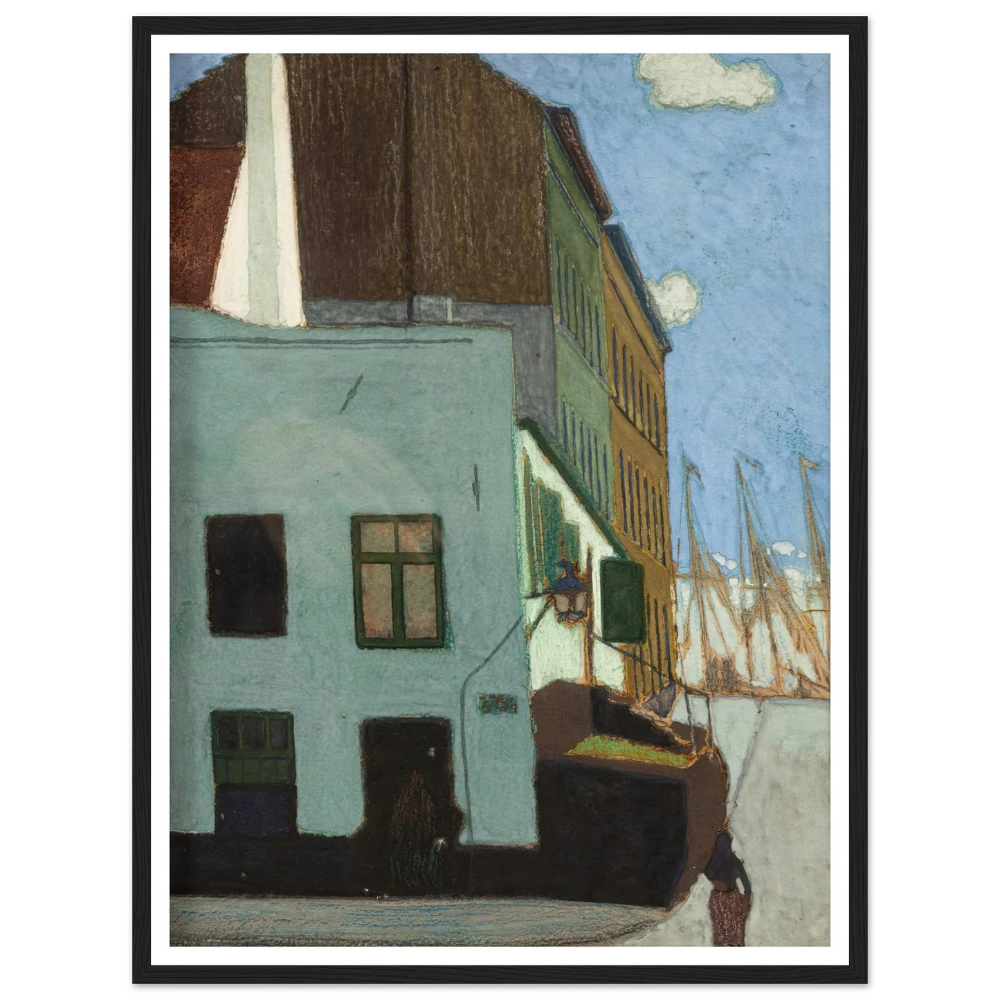 De Preekstoel, Ostende (circa 1911-1913) Art Print | Leon Spilliaert-Quipham Collections