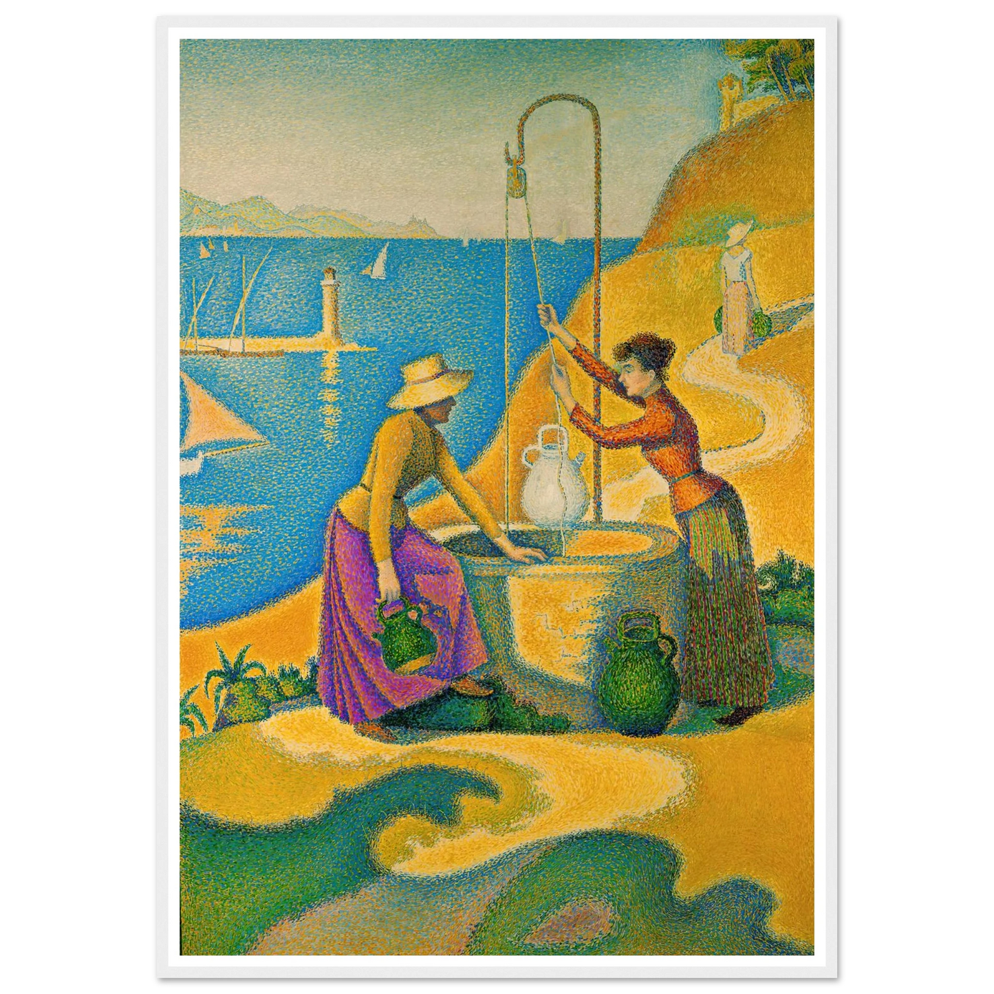 Women at the Well (1892) Art Print | Paul Signac-Quipham Collections