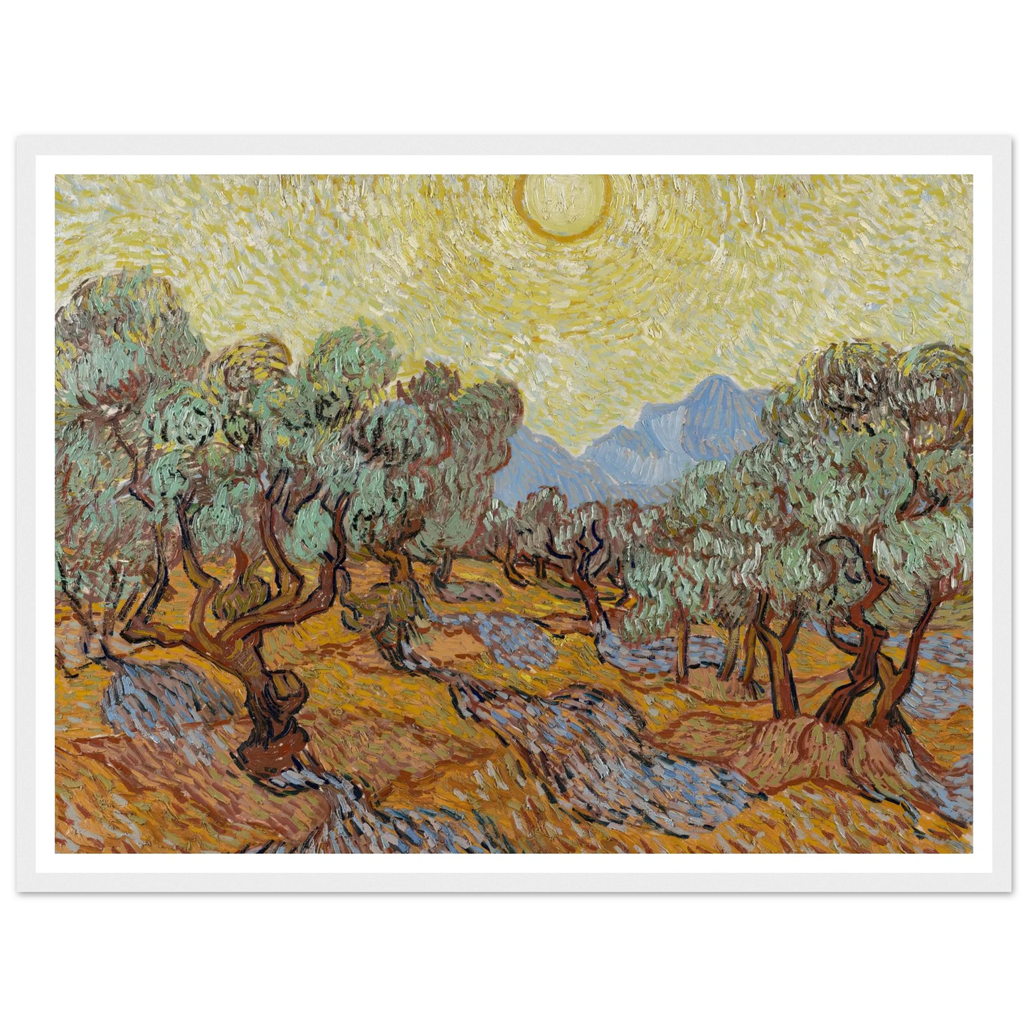 Olive Trees (1889) Art Print | Vincent van Gogh-Quipham Collections