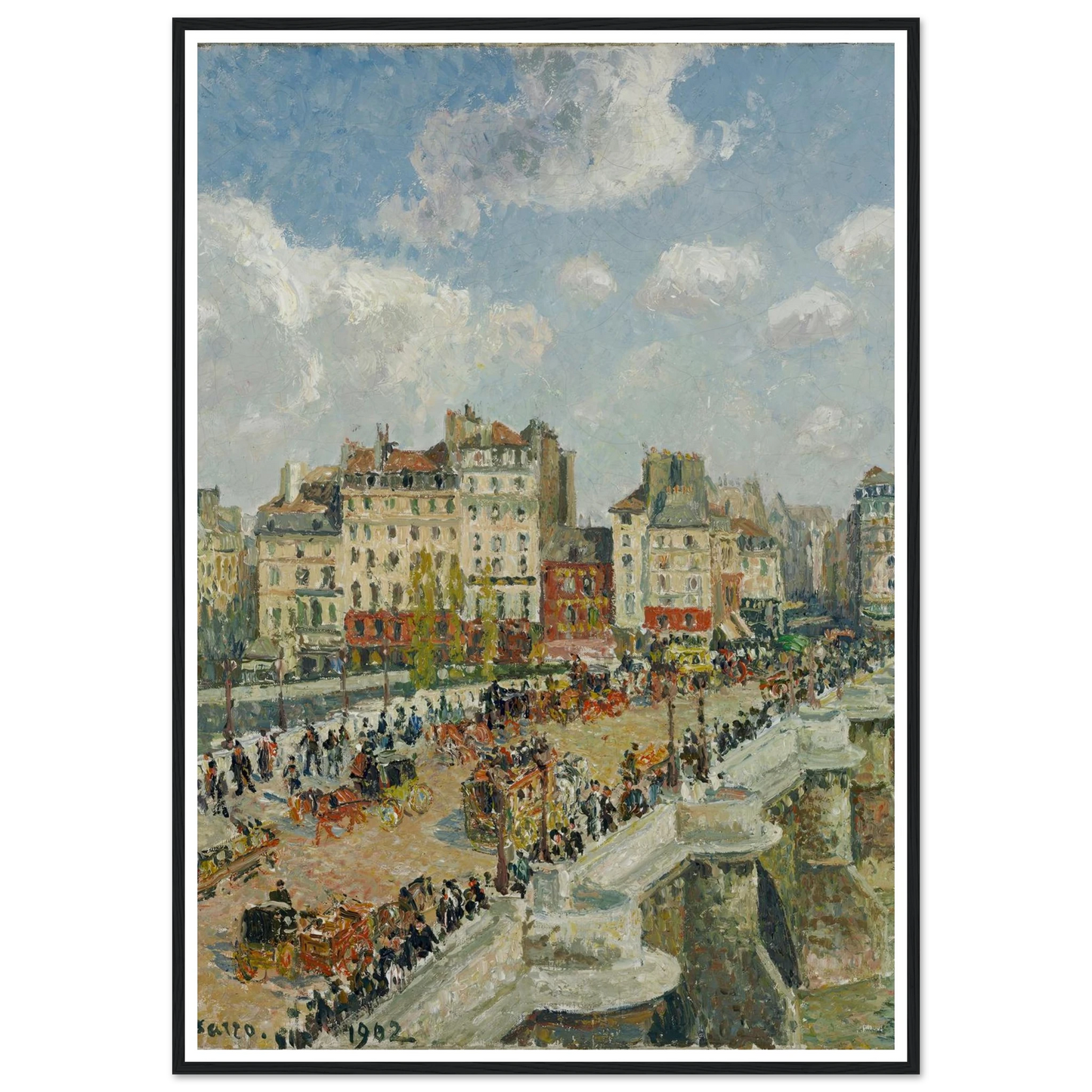 The Pont-Neuf Art Print | Camille Pissarro-Quipham Collections