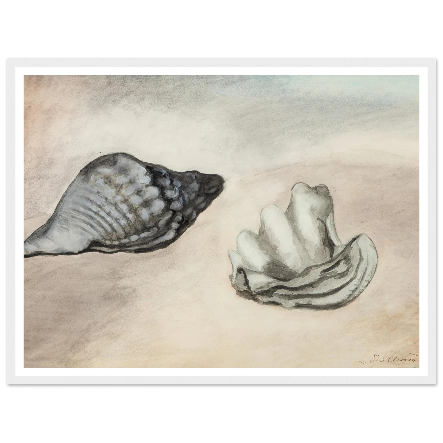 Coquillages (1933) Art Print | Leon Spilliaert-Quipham Collections