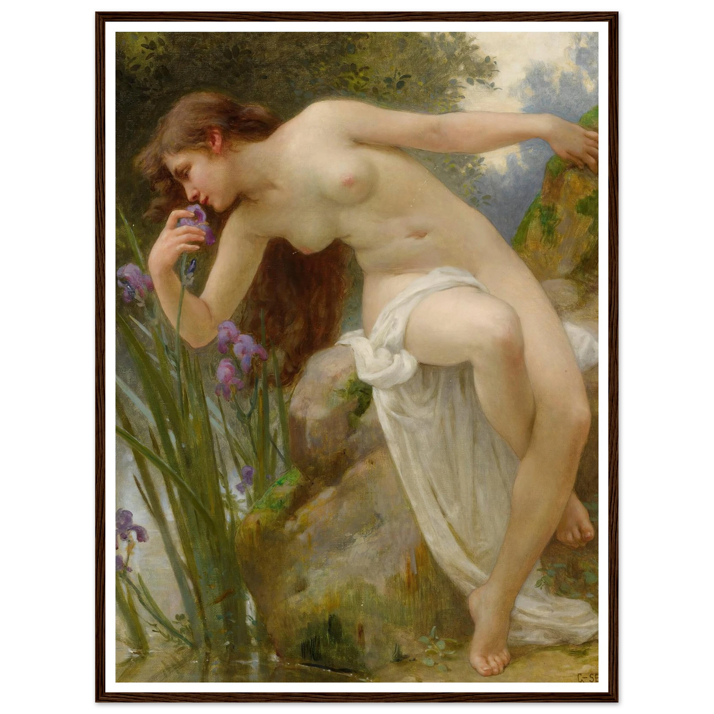 The Fragrant Iris Art Print | Guillaume Seignac-Quipham Collections