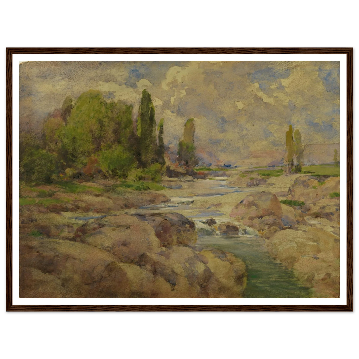 The Normal Rock Creek (1910) Art Print | William Henry Holmes-Quipham Collections