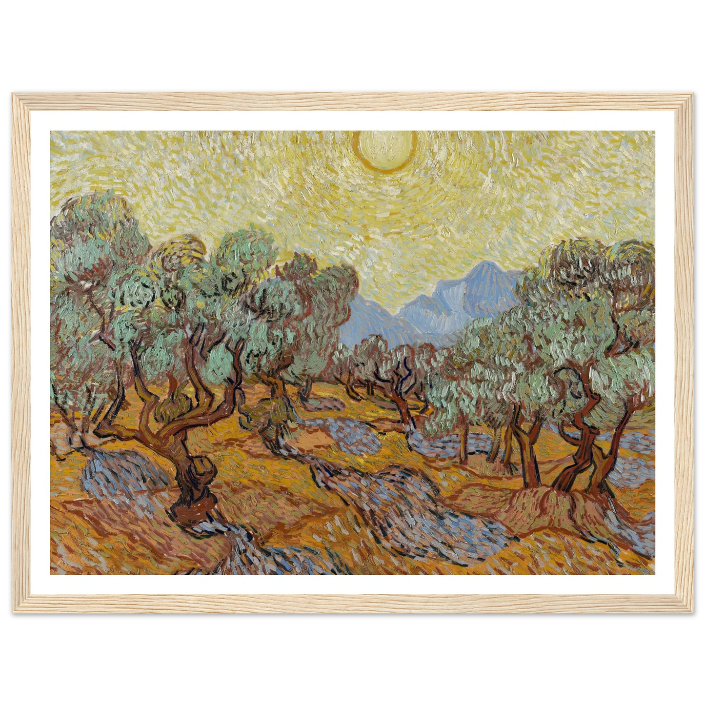 Olive Trees (1889) Art Print | Vincent van Gogh-Quipham Collections