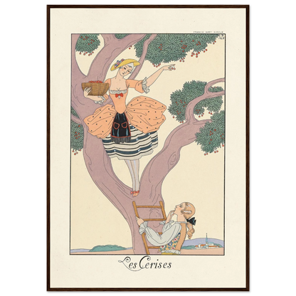 Les Cerises (Cherries) (1922–1926) Art Print | George Barbier-Quipham Collections
