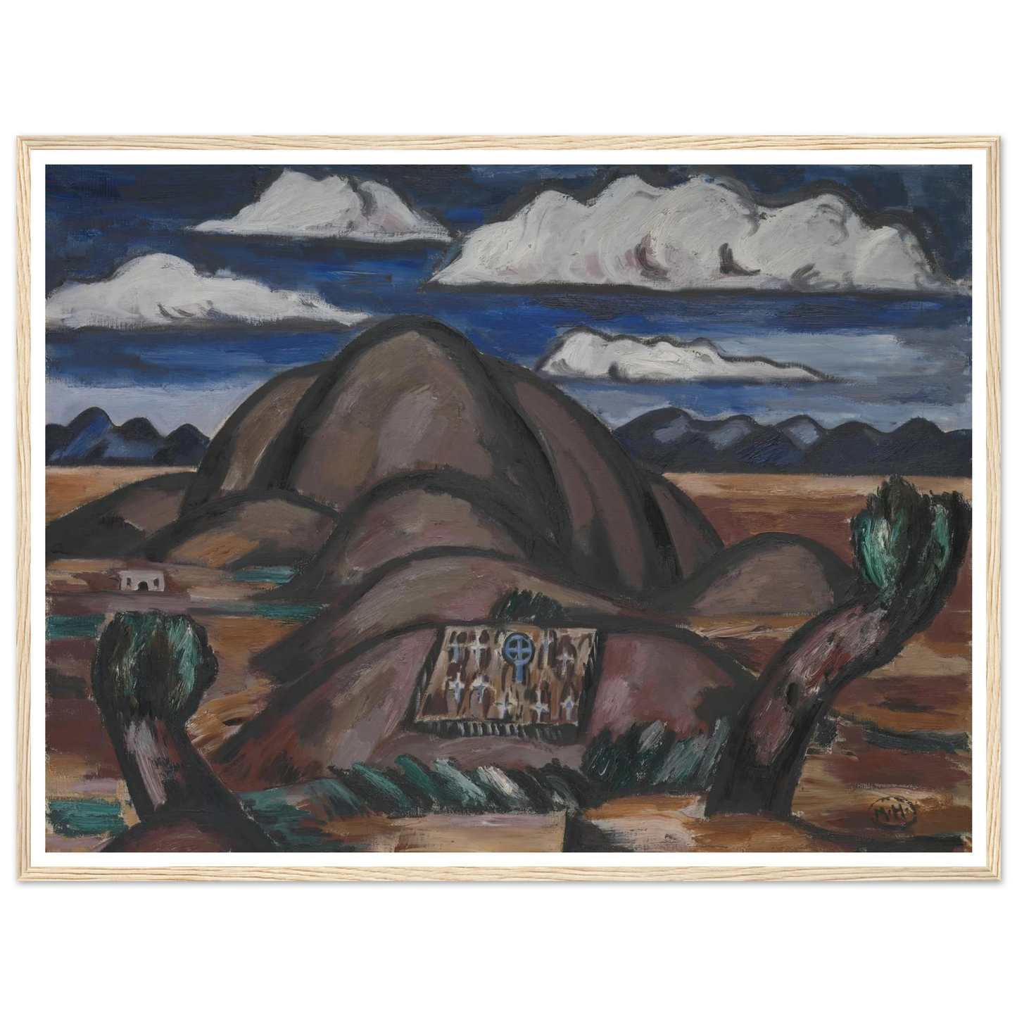 Cemetery, New Mexico (1924) Art Print | Marsden Hartley-Quipham Collections