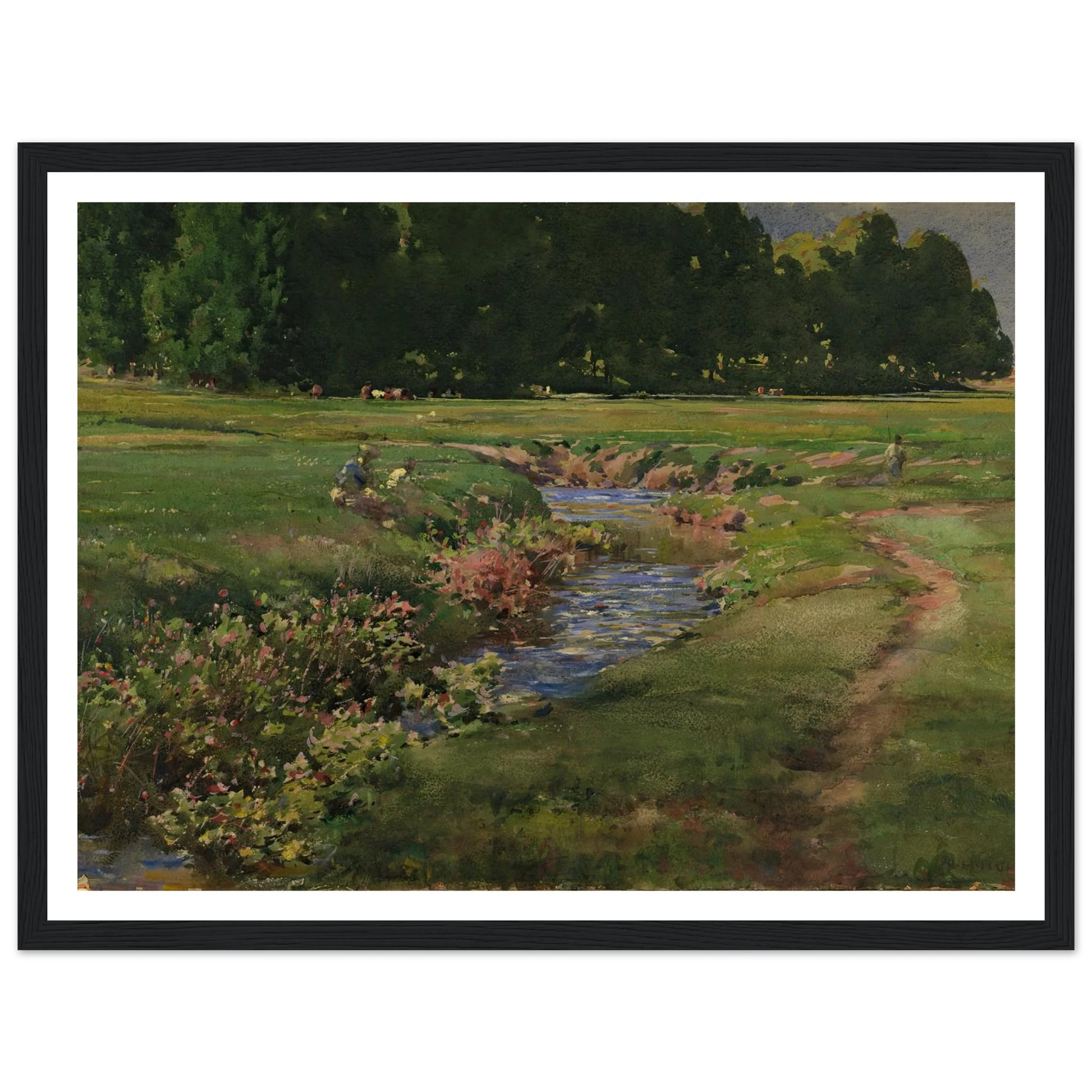 The Babbling Brook Art Print | William Henry Holmes-Quipham Collections