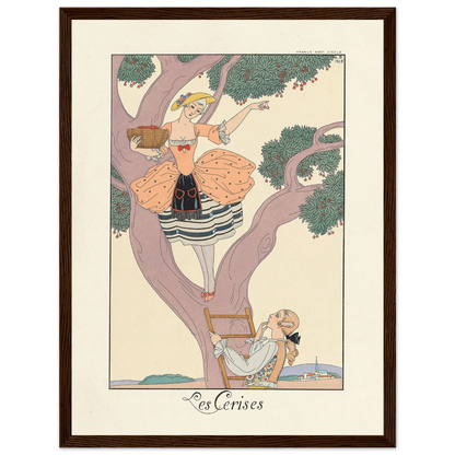 Les Cerises (Cherries) (1922–1926) Art Print | George Barbier-Quipham Collections