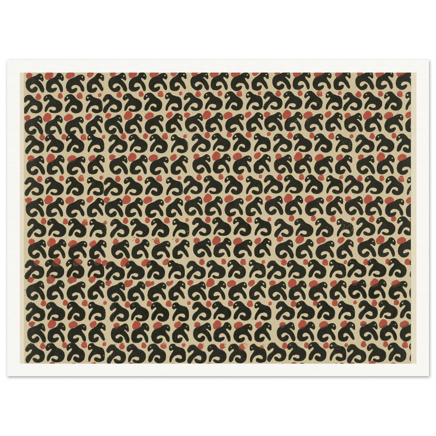 Buntpapier (Lurche) (1902 - 1906) Art Print | Maria von Uchatius-Quipham Collections