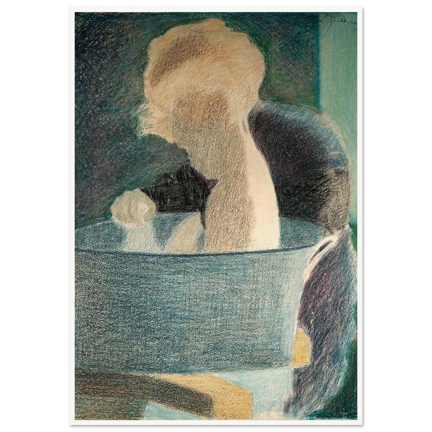 Le Bain (1917) Art Print | Leon Spilliaert-Quipham Collections