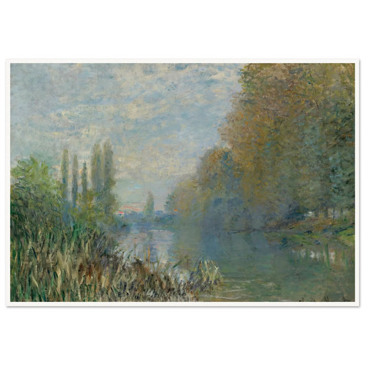 Bords De La Seine En Automne (1876) Art Print | Claude Monet-Quipham Collections