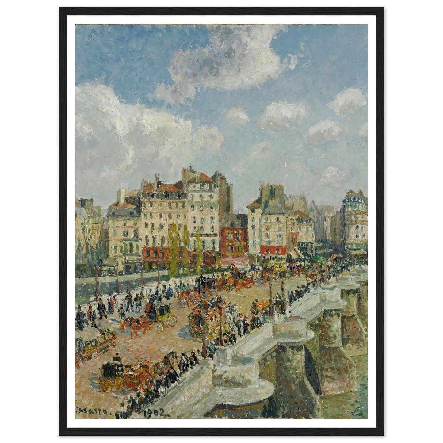 The Pont-Neuf Art Print | Camille Pissarro-Quipham Collections
