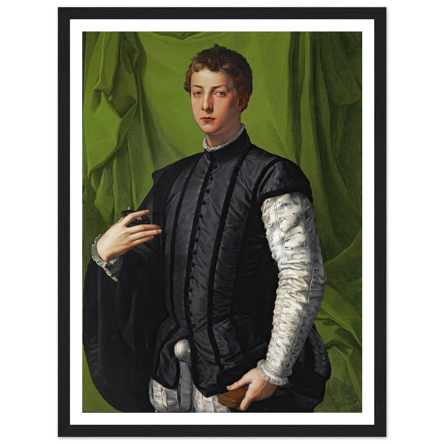 Portrait Of Lodovico Capponi (1550-1555) Art Print | Agnolo Bronzino-Quipham Collections