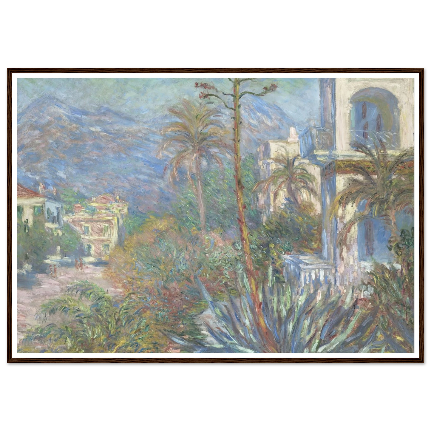 Villas at Bordighera (1884) Art Print | Claude Monet-Quipham Collections