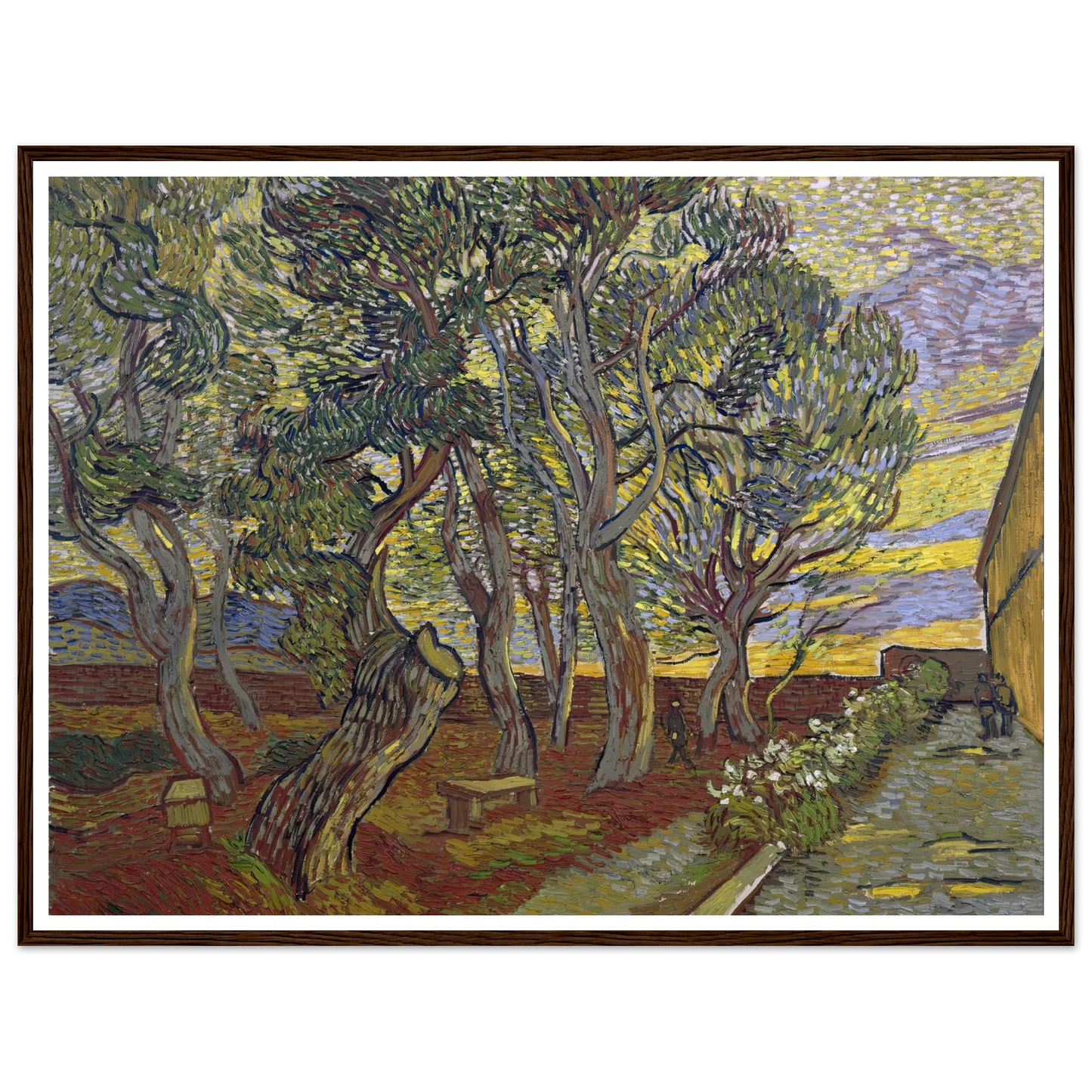 The garden of Saint Paul’s Hospital Art Print | Vincent van Gogh-Quipham Collections