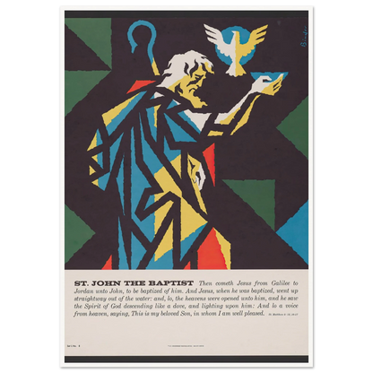 St. John The Baptist (1962) Art Print | Joseph Binder-Quipham Collections