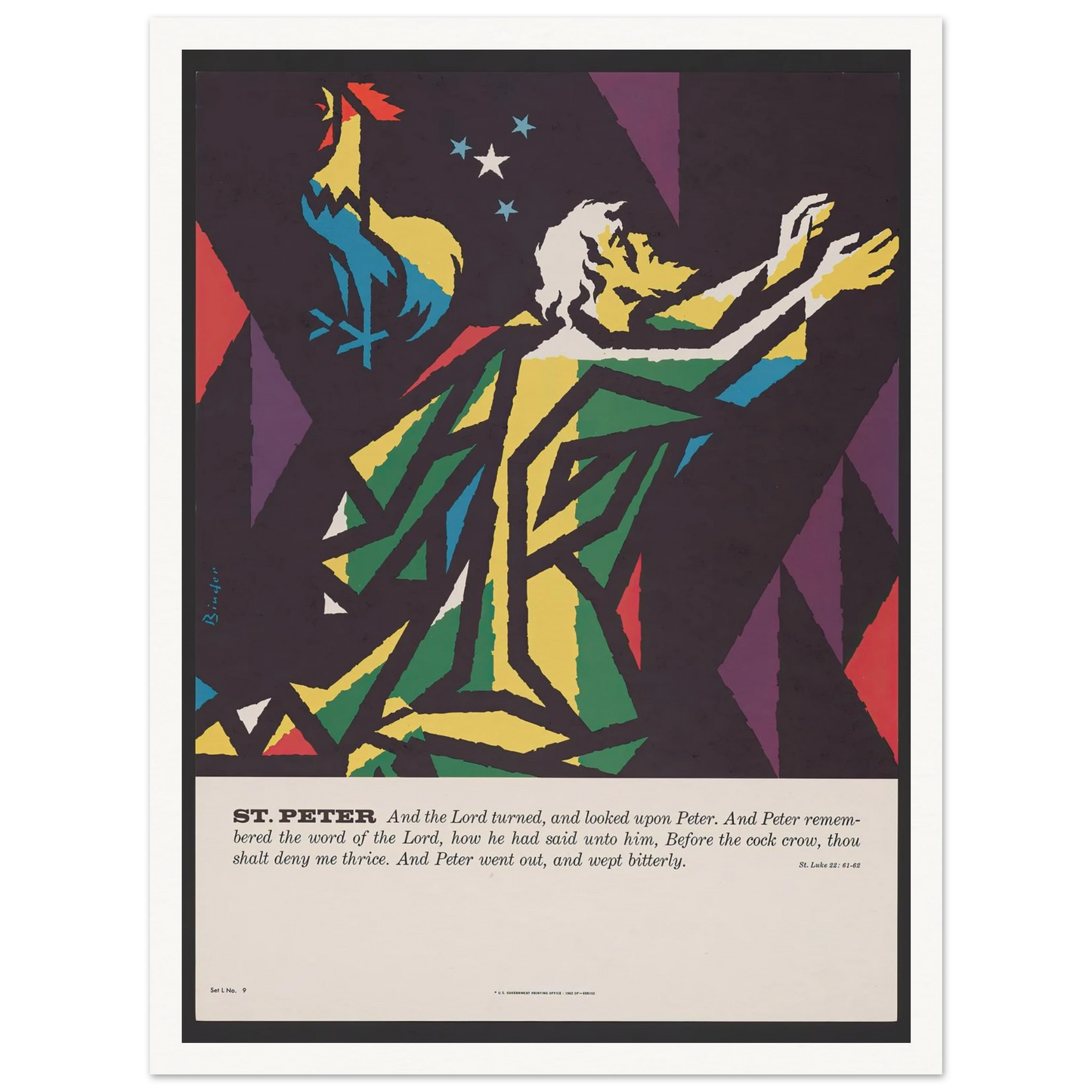 St. Peter (1962) Art Print | Joseph Binder-Quipham Collections