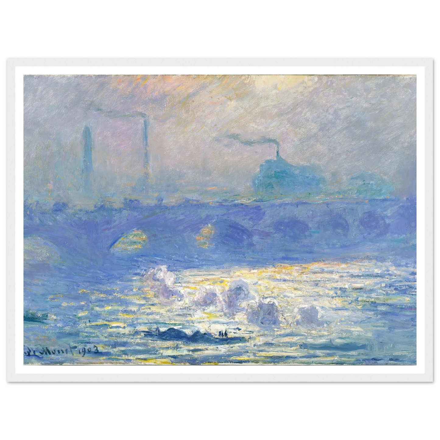 Waterloo Bridge (1903) Art Print | Claude Monet-Quipham Collections
