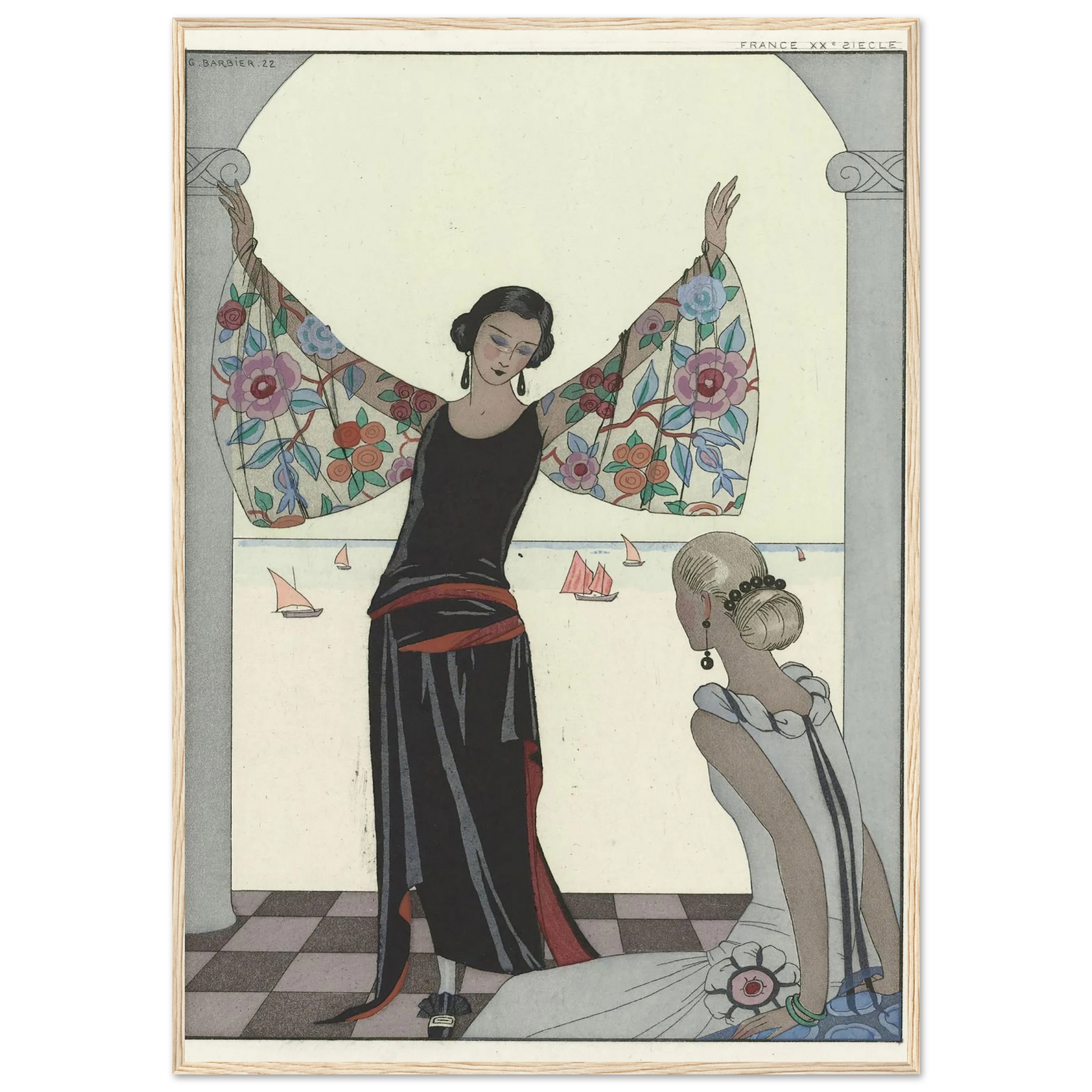 Voici mes ailes ! (1922) Art Print | George Barbier-Quipham Collections