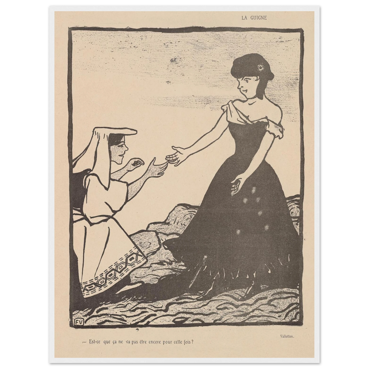 25 juillet 1903 Art Print | Felix Vallotton-Quipham Collections