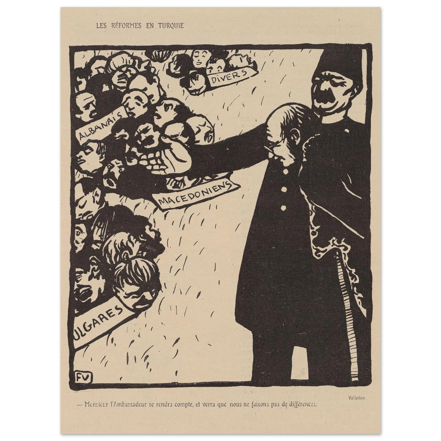 24 avril 1903 Art Print | Felix Vallotton-Quipham Collections