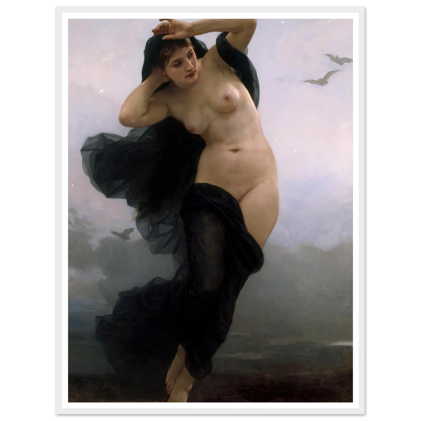 La Nuit (1883) Art Print | William Bouguereau-Quipham Collections