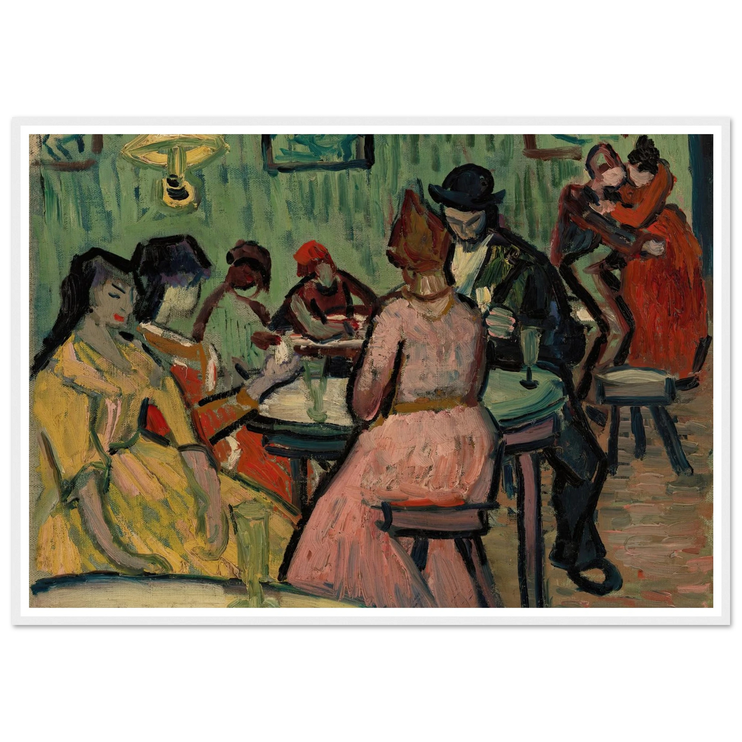 The Brothel (Le Lupanar) (1888) Art Print | Vincent van Gogh-Quipham Collections