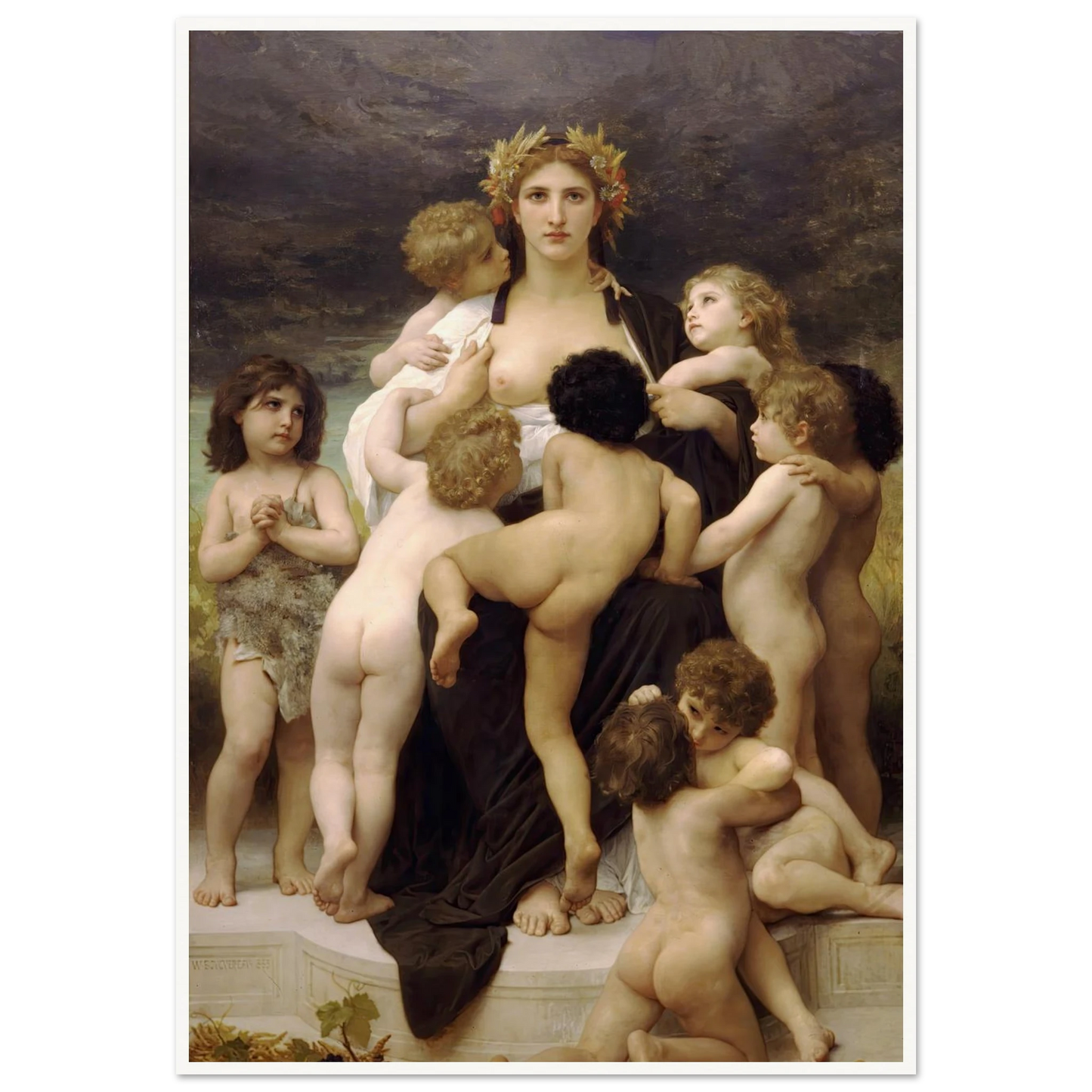 Alma Parens (1883) Art Print | William Bouguereau-Quipham Collections
