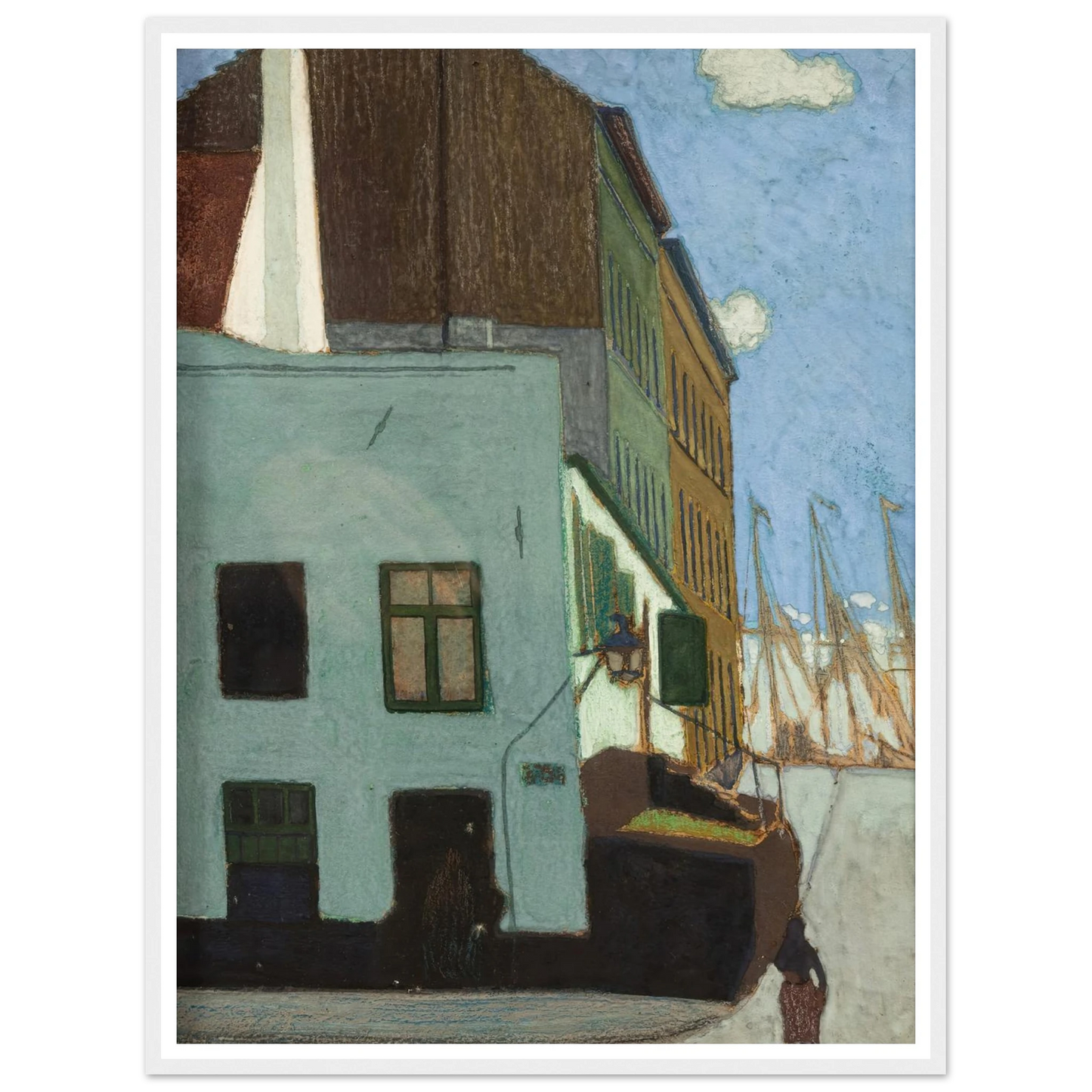 De Preekstoel, Ostende (circa 1911-1913) Art Print | Leon Spilliaert-Quipham Collections