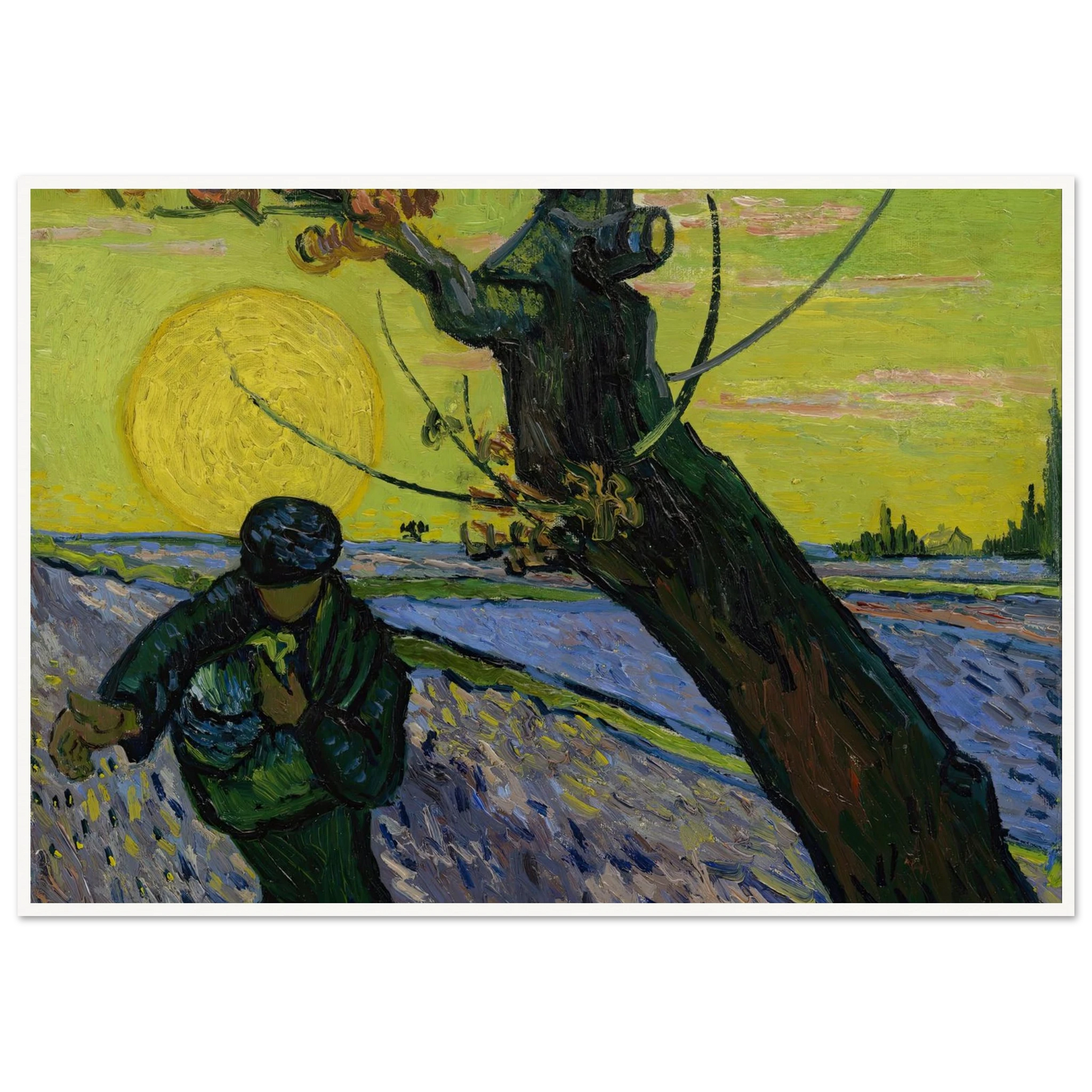 The Sower (1888) Art Print | Vincent van Gogh-Quipham Collections