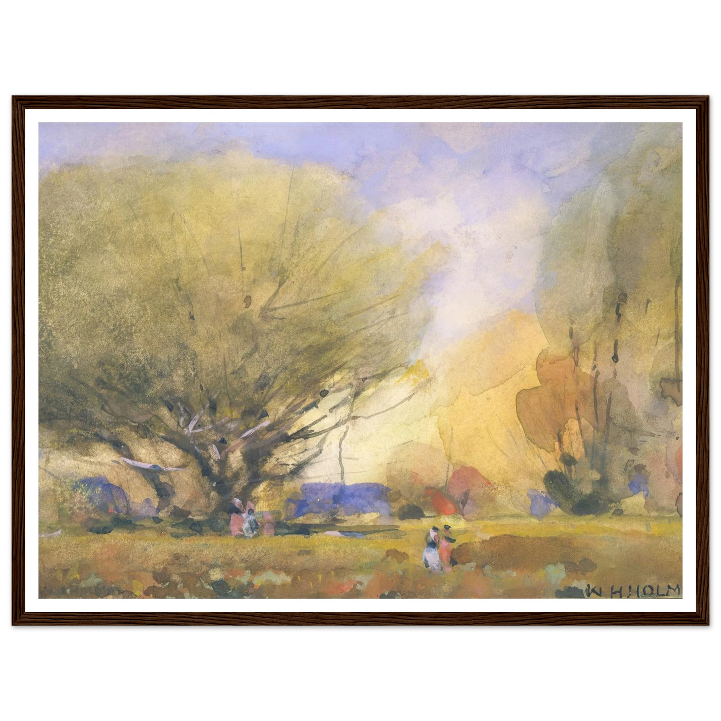 Summer Scene (ca. 1920) Art Print | William Henry Holmes-Quipham Collections