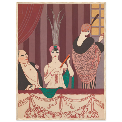 La Loge (1914) Art Print | George Barbier-Quipham Collections