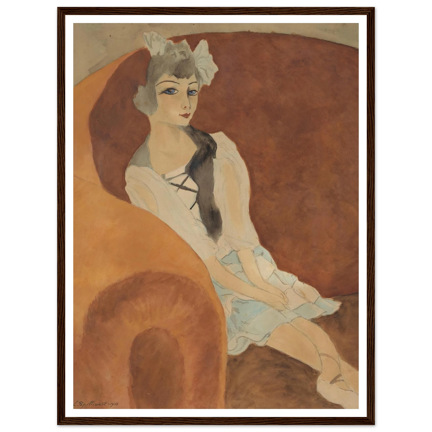Pop in zetel (1933) Art Print | Leon Spilliaert-Quipham Collections