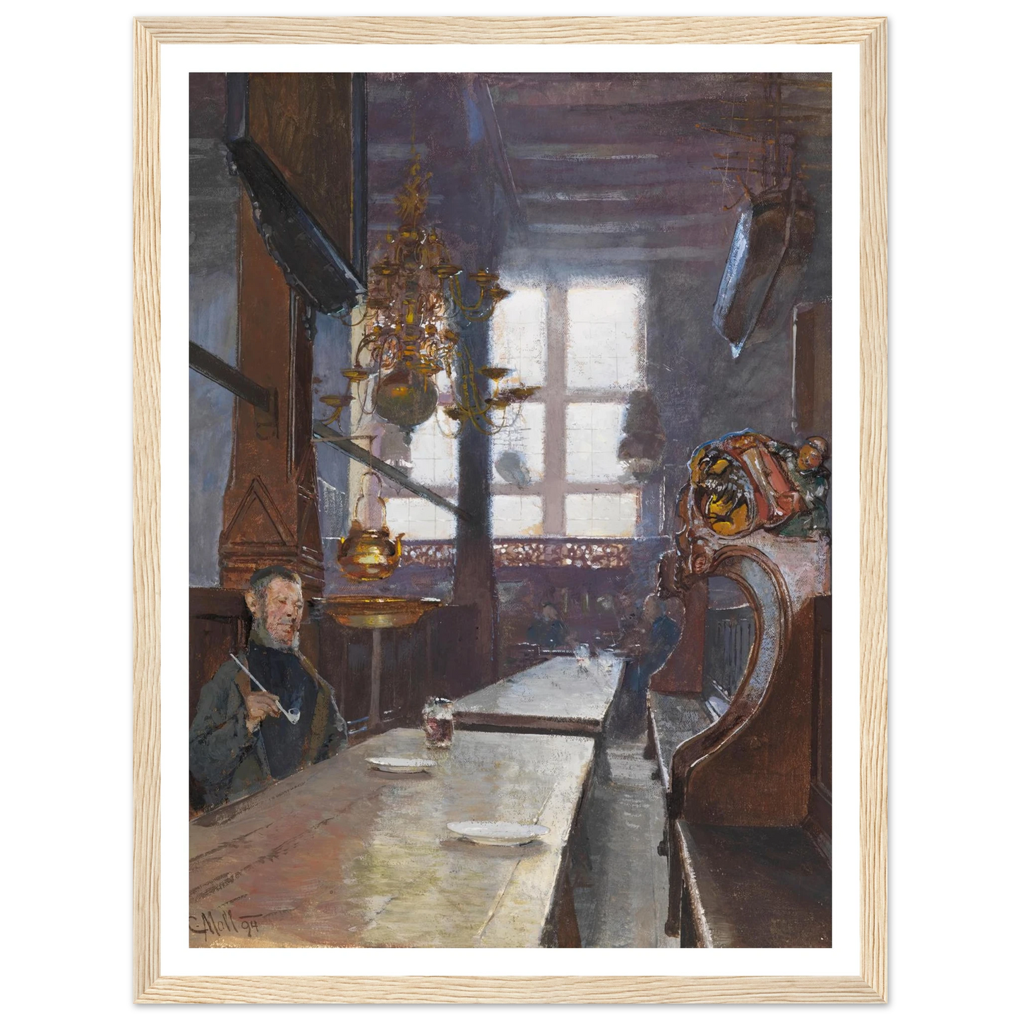 Schifferhaus in Lübeck (1894) Art Print | Carl Moll-Quipham Collections