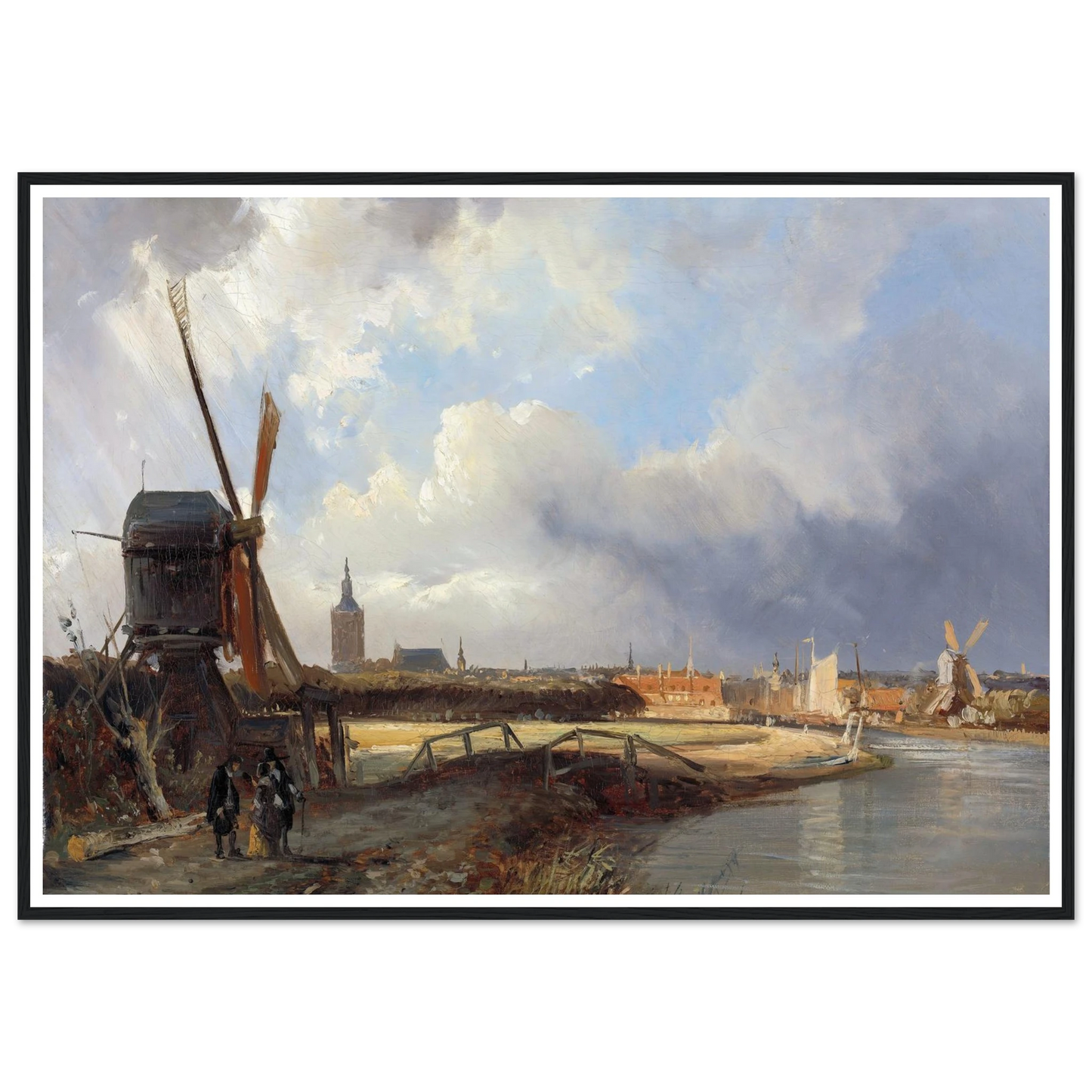 View of The Hague (c. 1850 - c. 1852) Art Print | Cornelis Springer-Quipham Collections