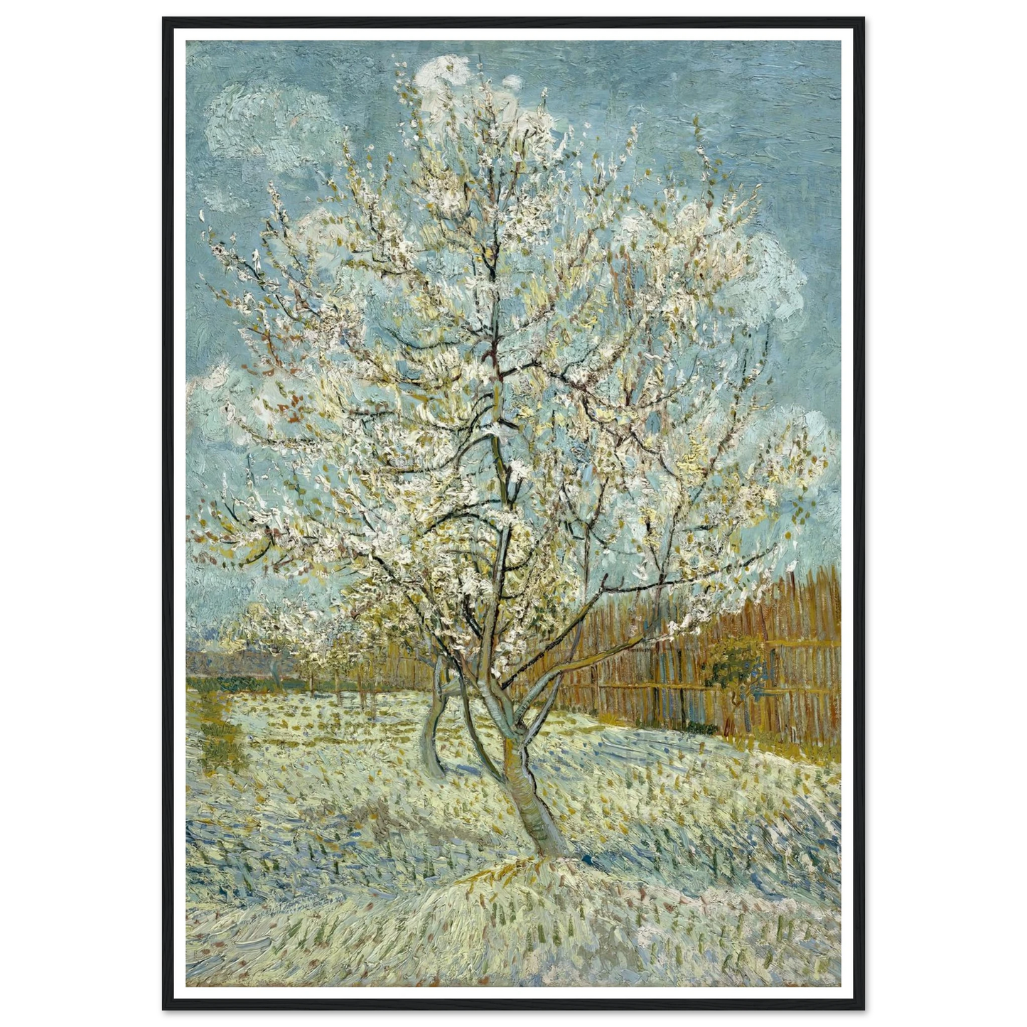 The pink peach tree (1888) Art Print | Vincent van Gogh-Quipham Collections
