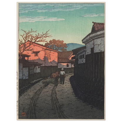 Kagawa-ken Wadahama (Wadahama in Kagawa Prefecture) (1954) Art Print | Kawase Hasui-Quipham Collections