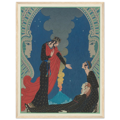 Empedocles and Panthea (1929) Art Print | George Barbier-Quipham Collections
